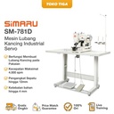 Mesin Lubang Kancing Industri SIMARU SM781D / SM-781-D Direct Drive Servo Motor