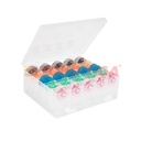 Bobbin / Spool Box Warna Isi 50 Pcs (Mesin Jahit Portable)