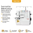 Mesin Obras Neci Overdeck Jahit Rantai Portable B48 Funlock BERNETTE
