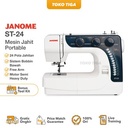 Mesin Jahit JANOME ST24 / ST-24 Portable Multifungsi