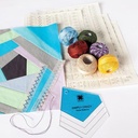 Crazy Quilt Ruler Template / Penggaris Patchwork Dresden (EZ-02)