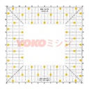 Square Quilting Template Set - Penggaris Pola Persegi 12 inch -KR-0125