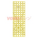 Quilting Ruler / Penggaris Quilting 16 x 5,5 Inch - YOKO (QR-04)