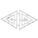 Quilting Ruler / Penggaris Patchwork -Model Segitiga/Triangle- NT-3010