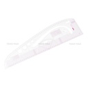Penggaris Jahit/Menjahit - Pola Quilting Patchwork Ruler 45cm - 3245
