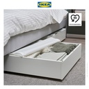 IKEA VARDO Kotak Penyimpanan Bawah Tempat Tidur Putih 65x70cm