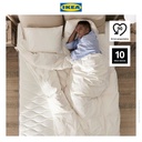 IKEA VAGSTRANDA Kasur Kantong Pegas Tipe Keras Biru Muda 180x200cm