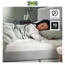 IKEA AFJALL Kasur Busa Tipe Keras Putih 120x200cm