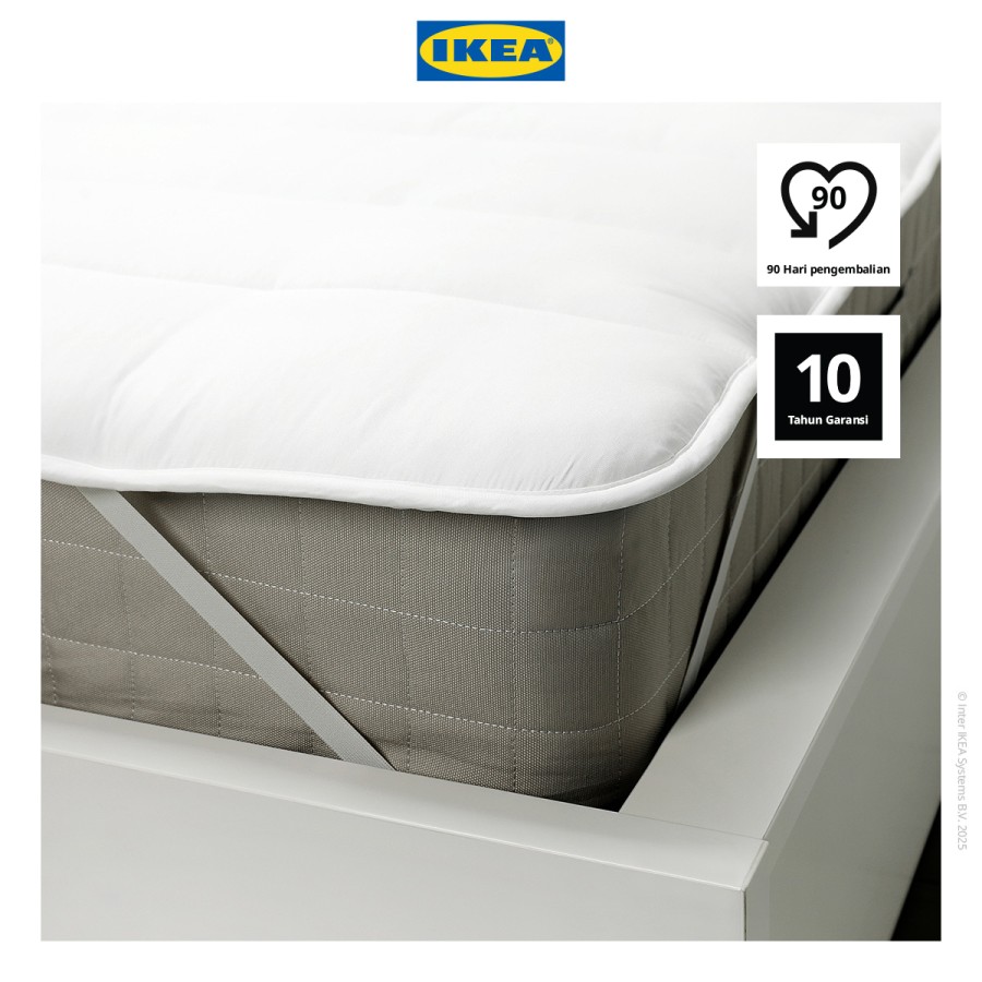 IKEA BRUKSVARA Alas Kasur Putih 180x200cm