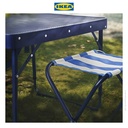 IKEA STRANDON Bangku Lipat Biru