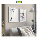 IKEA BILD Poster Gambar Beruang dan Rubah 30x40cm Isi 2pcs