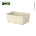 IKEA NOJIG Kotak Pengatur Bahan Plastik 20x25x10cm
