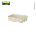 IKEA NOJIG Kotak Pengatur Bahan Plastik 15x20x5cm