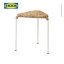 IKEA JUTEBODA Bangku Minimalis Bahan Alami