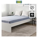 IKEA VADSO Kasur Pegas Tipe Ekstra Keras Biru Muda 140x200cm
