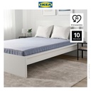 IKEA VADSO Kasur Pegas Tipe Ekstra Keras Biru Muda 140x200cm