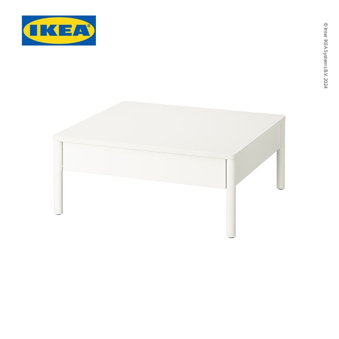 IKEA TONSTAD Meja Tamu Dengan Penyimpanan Minimalis 84x82cm