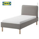 IKEA SAGESUND Rangka Tempat Tidur Minimalis Abu-Abu 90x200cm