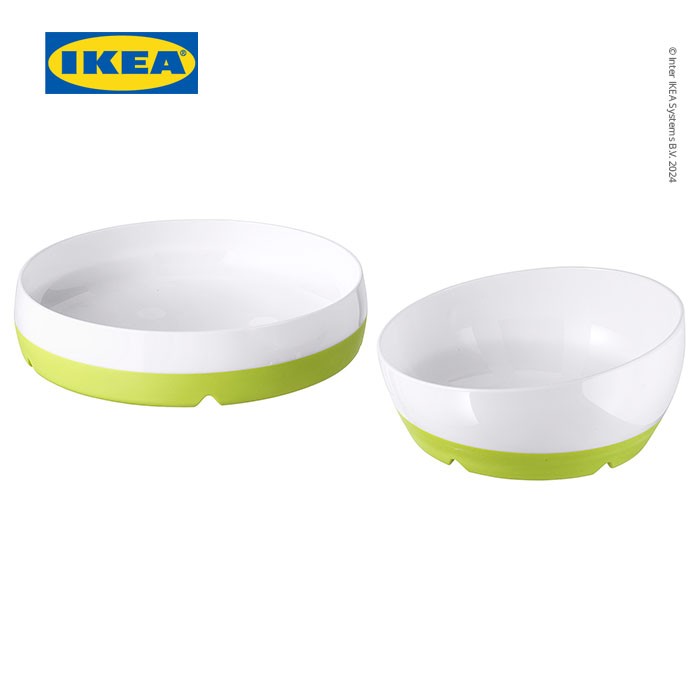 IKEA SMAGLI Piring / Mangkok Bayi Set Isi 2pcs