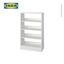 IKEA HAVSTA Unt Rak Serbaguna Putih 81x37x134cm