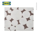 IKEA VARKLYNNE Alas Piring Berpola Hitam/Putih 36x29cm