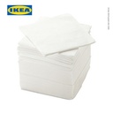 IKEA STORATARE Serbet Kertas / Tissue Putih 30x30 cm Isi 150pcs