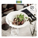 IKEA UPPLAGA Piring Cekung Putih 26cm