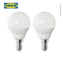 IKEA SOLHETTA Bohlam LED E14 470 Lumen 3.4W / 4000K Isi 2pcs