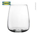 IKEA BERAKNA Vas Bunga / Tanaman Kaca Bening 18cm