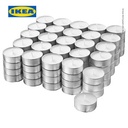 IKEA GLIMMA Lilin Tanpa Aroma Kecil Isi 100pcs