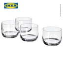 IKEA STORSINT Gelas Wiski Kaca Bening 30cl Isi 4pcs