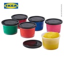 IKEA MALA Mainan Lilin / Tanah Liat / Clay Warna Campuran Isi 6pcs