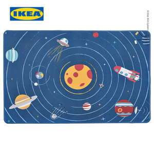 IKEA AFTONSPARV Alas Meja / Desk Mat Motif Luar Angkasa 38x60cm