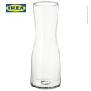 IKEA TIDVATTEN Vas Bunga Kaca Bening 30cm