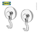 IKEA KROKFJORDEN Pengait Dinding Dengan Plastik Hisap Isi 2pcs