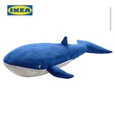 IKEA BLAVINGAD Boneka Paus Biru 100cm