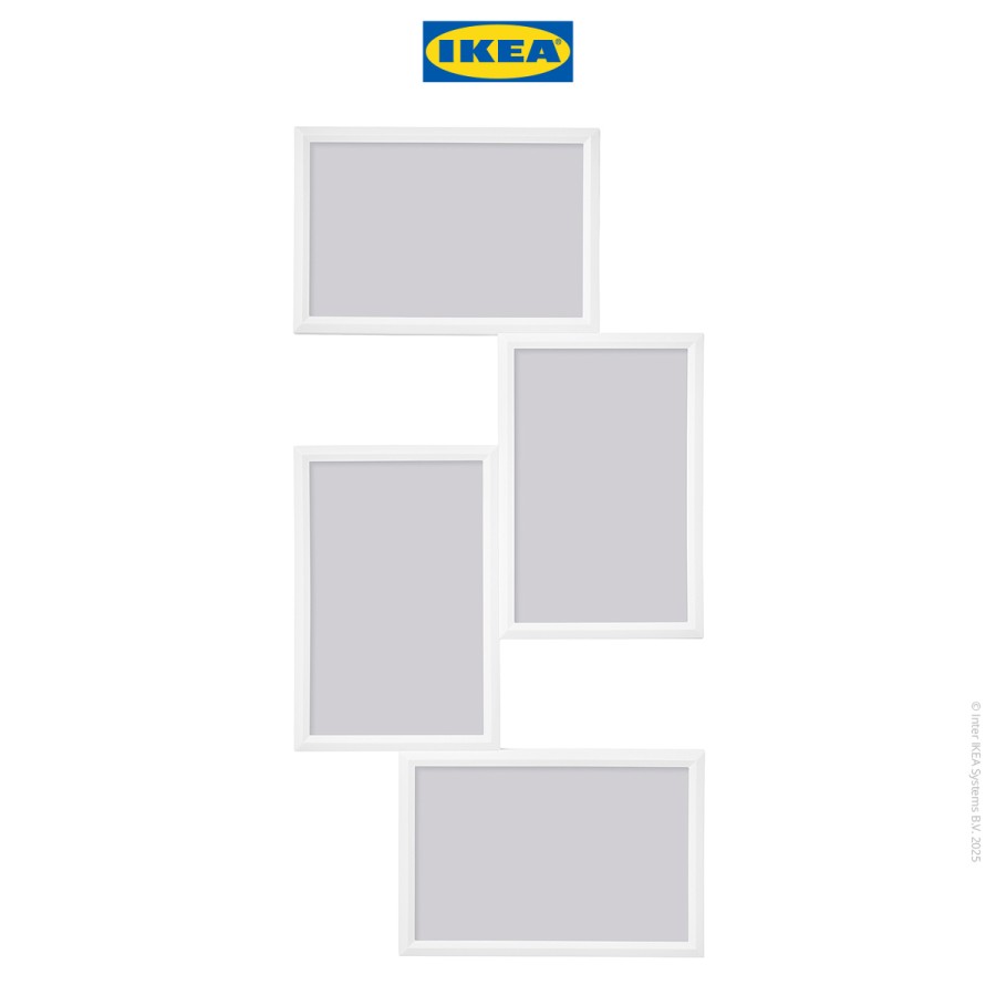 IKEA YLLEVAD Bingkai Foto Kolase untuk 4 Frame 21x41cm
