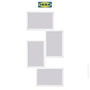 IKEA YLLEVAD Bingkai Foto Kolase untuk 4 Frame 21x41cm