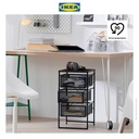 IKEA LENNART Lemari Laci untuk Dokumen Hitam
