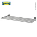 IKEA BROGRUND Rak Gantungan Handuk Stainless Steel 67x27cm