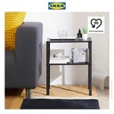 IKEA KNARREVIK Meja Samping Tempat Tidur Bahan Baja 42x34 cm