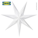 IKEA STRALA Kap Lampu Pola Titik/Putih 70cm