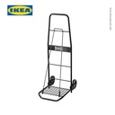 IKEA RULLEBOR Troli Belanja Serbaguna Hitam