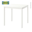 IKEA MELLTORP Meja Putih Minimalis 75x75 cm