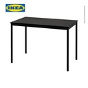 IKEA SANDSBERG Meja Hitam Minimalis 110x67 cm