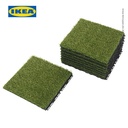 IKEA RUNNEN Decking Tile Bongkar Pasang Rumput Tiruan 0.81 m² Isi 9Pcs