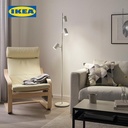 IKEA NYMANE Lampu Lantai Dengan 3 Tangkai Lampu Putih Minimalis