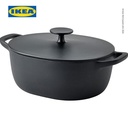 IKEA VARDAGEN Panci Kaserol Dengan Penutup 5L