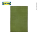 IKEA BUSSFIL Karpet Bulu Tipis Krem 200x300 cm