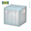 IKEA PANSARTAX Kotak Penyimpanan Serbaguna Dengan Tutup 16.5x16.5x16.5 cm